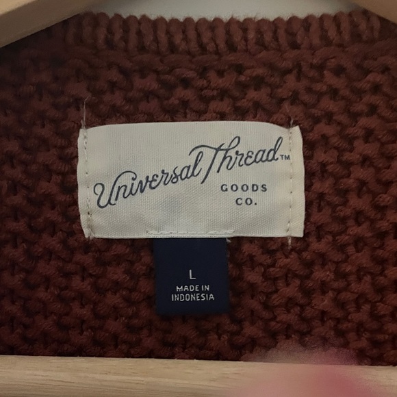 Universal Thread Women's Ruffled Cardigan - Brown - Picture 2 of 2